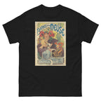 Unisex classic tee featuring Mucha's Art Nouveau Bières de la Meuse beer advertising poster