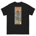 Unisex classic tee featuring Mucha's Art Nouveau Bénédictine liqueur advertising poster