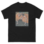 Unisex classic tee featuring Degas's impressionist painting of two ballet dancers rehearsing
