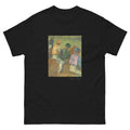 Unisex classic tee featuring Degas's impressionist painting of four jockeys on horseback