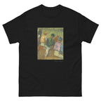 Unisex classic tee featuring Degas's impressionist painting of four jockeys on horseback