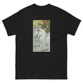 Unisex classic tee featuring Degas's impressionist painting of a ballet dancer in green tutu