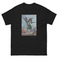 Unisex classic tee featuring Cézanne's post-impressionist still life of tulips in a vase