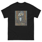 Unisex classic tee featuring Cézanne's post-impressionist still life of flowers in a vase