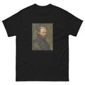 Unisex classic tee featuring Cézanne's post-impressionist self-portrait with serious expression