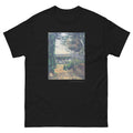 Unisex classic tee featuring Cézanne's post-impressionist landscape painting Road to the Lake