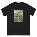 Unisex classic tee featuring Cézanne's post-impressionist painting of warm red rock formations