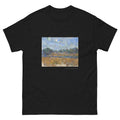 Unisex classic tee featuring Cézanne's post-impressionist riverside landscape painting