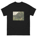 Unisex classic tee featuring Cézanne's post-impressionist painting of tall poplar trees