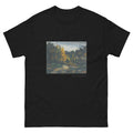 Unisex classic tee featuring Cézanne's post-impressionist French landscape painting Paysage