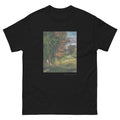 Unisex classic tee featuring Cézanne's second post-impressionist French landscape Paysage II