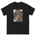 Unisex classic tee featuring Cézanne's portrait of a seated man smoking a pipe