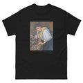 Unisex classic tee featuring Cézanne's post-impressionist portrait of an Italian woman at a table