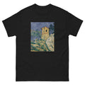 Unisex classic tee featuring Cézanne's post-impressionist painting of a house with cracked walls
