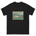 Unisex classic tee featuring Cézanne's post-impressionist painting of a farm in Normandy