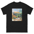 Unisex classic tee featuring Cézanne's post-impressionist painting of a winding rural road bend