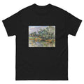 Unisex classic tee featuring Cézanne's post-impressionist painting of the banks of the Seine at Médan