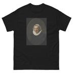 Unisex classic tee featuring Rembrandt's dramatic baroque portrait of an elegantly dressed woman