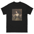 Unisex classic tee featuring Rembrandt's painting of the Roman figure Lucretia in distress