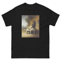 Unisex classic tee featuring Rembrandt's painting of the Good Samaritan aiding a traveler