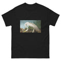 Unisex classic tee featuring Audubon's detailed naturalist illustration of a white heron