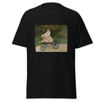 Unisex t-shirt featuring Claude Monet 'Jean Monet' artwork, shown in Black, front view, sizes S–5XL