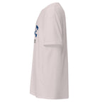 Unisex white t-shirt featuring Yale University logo printed across the front chest