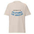 Unisex classic tee featuring UCLA name and branding in blue and gold
