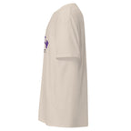 Unisex classic tee featuring Western University name and branding in purple and white