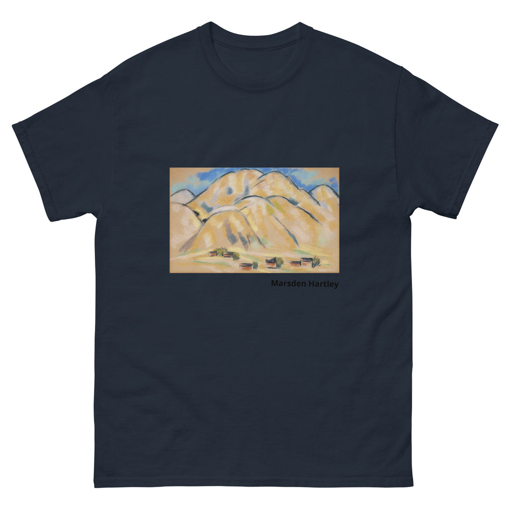 Unisex classic tee featuring Marsden Hartley's New Mexico Hills landscape painting