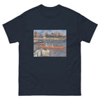 Unisex classic tee featuring Renoir's impressionist river scene The Seine at Argenteuil