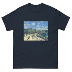 Unisex classic tee featuring Renoir's impressionist street scene of the Pont Neuf in Paris
