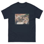 Unisex classic tee featuring Renoir's Luncheon of the Boating Party with lively outdoor gathering