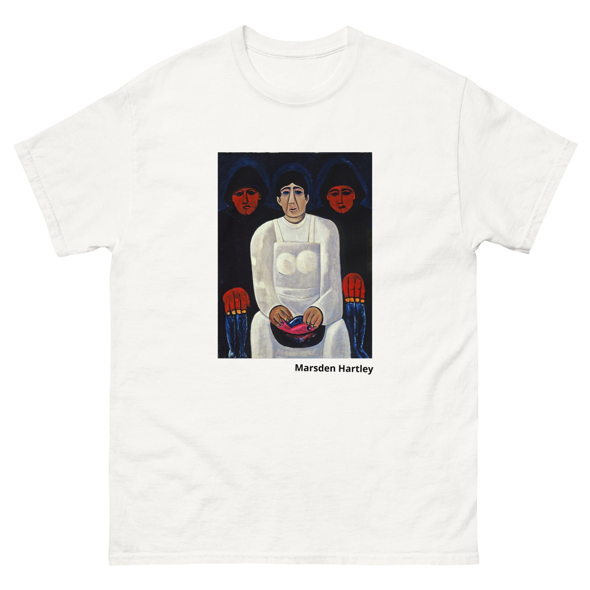 Unisex classic tee featuring Marsden Hartley's expressionist painting The Lost Felice