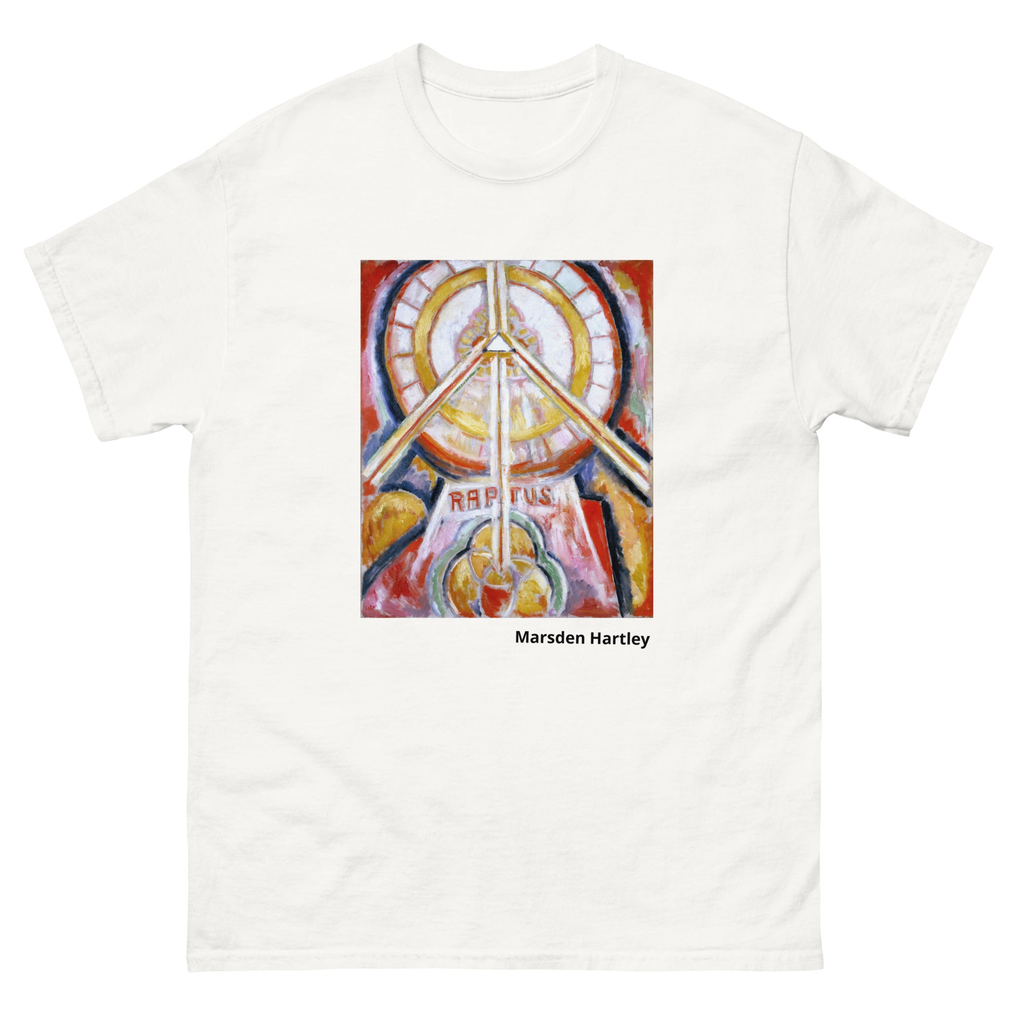 Unisex classic tee featuring Marsden Hartley's abstract expressionist painting Raptus