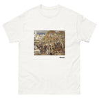 Unisex classic tee featuring Renoir's impressionist painting of an Algerian mosque scene