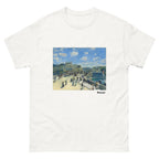 Unisex classic tee featuring Renoir's impressionist street scene of the Pont Neuf in Paris