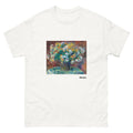 Unisex classic tee featuring Renoir's impressionist still life painting of chrysanthemum flowers