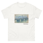 Unisex classic tee featuring Monet's 1901 impressionist painting of Waterloo Bridge in London