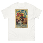 Unisex classic tee featuring Mucha's Art Nouveau Bières de la Meuse beer advertising poster