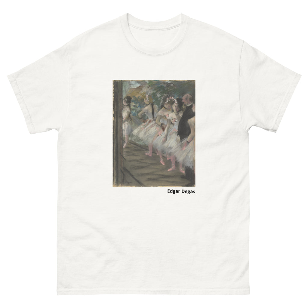 Unisex classic tee featuring Degas's impressionist painting of a ballet performance on stage