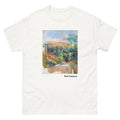 Unisex classic tee featuring Cézanne's post-impressionist painting of a winding rural road bend