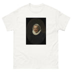 Unisex classic tee featuring Rembrandt's dramatic baroque portrait of an elegantly dressed woman