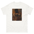 Unisex classic tee featuring Rembrandt's dramatic painting of Moses smashing the stone tablets