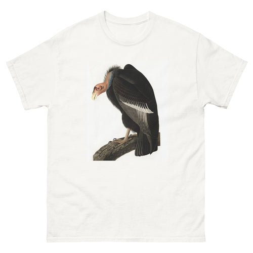 Unisex classic tee featuring Audubon's detailed naturalist illustration of a Californian vulture