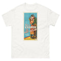 Unisex classic tee featuring vintage movie poster artwork from Gary Cooper's The Last Outlaw