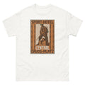 Unisex classic tee featuring a vintage Davos Switzerland winter sports travel poster