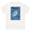 Unisex classic tee featuring a vintage Thyacil sulfamide pharmaceutical health advertising poster
