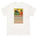 Unisex classic tee featuring a second vintage Red Star Line ocean liner travel poster