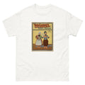 Unisex classic tee featuring a vintage Van Camp's Pork and Beans food advertising poster